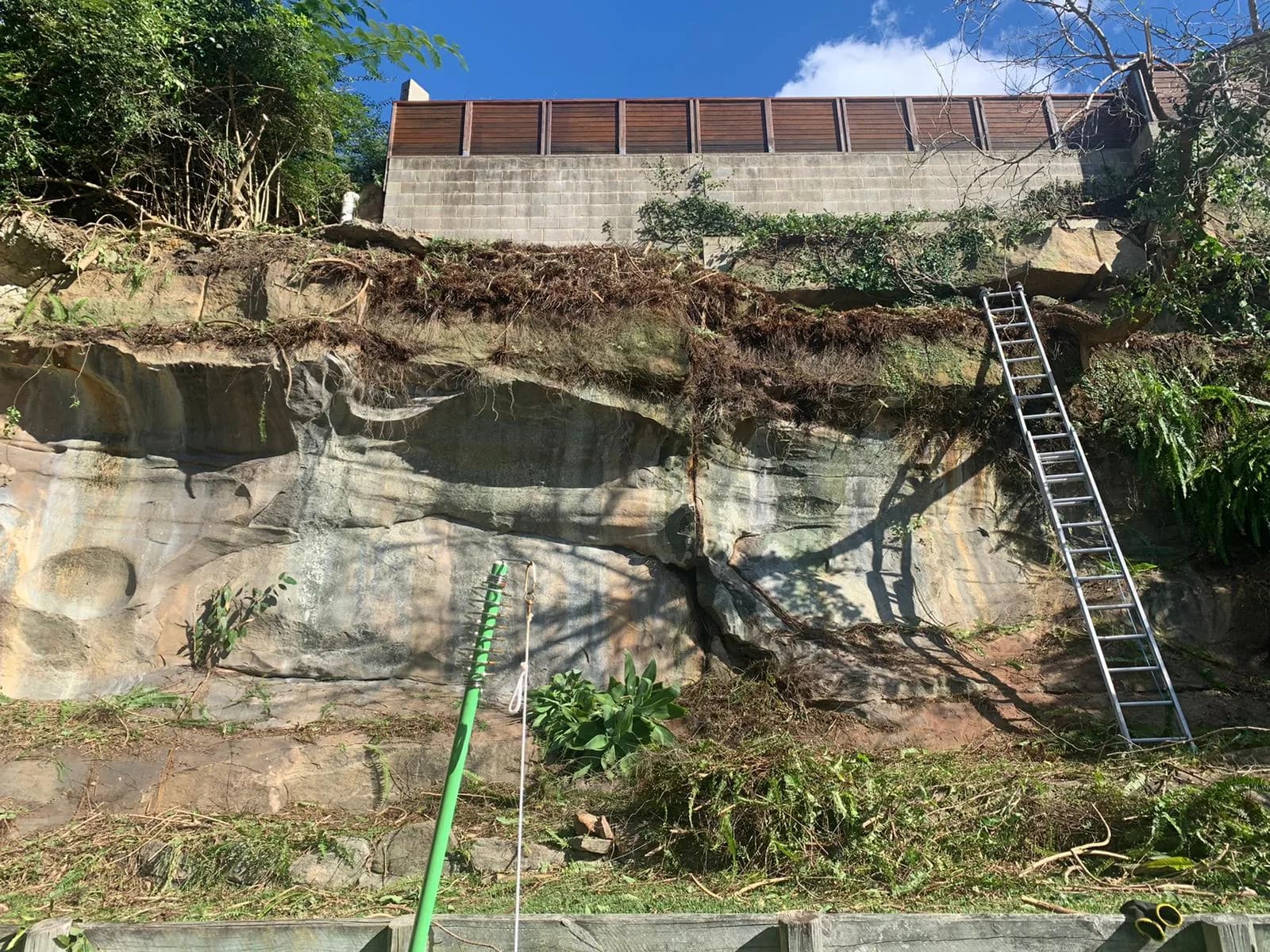 Detailed Beacon Hill clearing view showing improved ground access